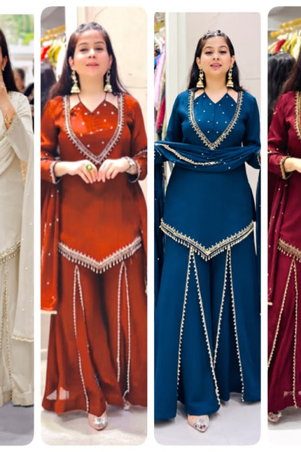 Beautiful Moti Work Women’s Ethnic Wea SS854