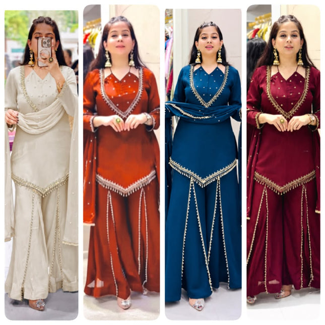 Beautiful Moti Work Women’s Ethnic Wea SS854
