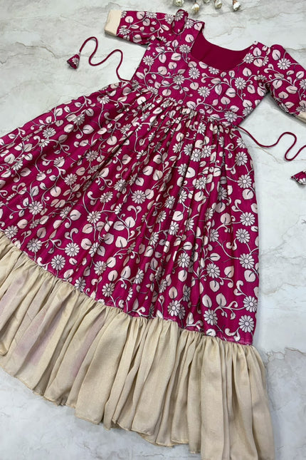 ss861 Kalamkari frocks