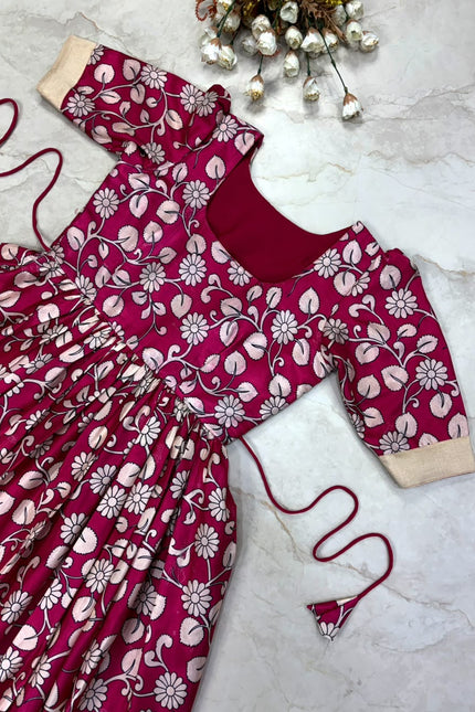 ss861 Kalamkari frocks