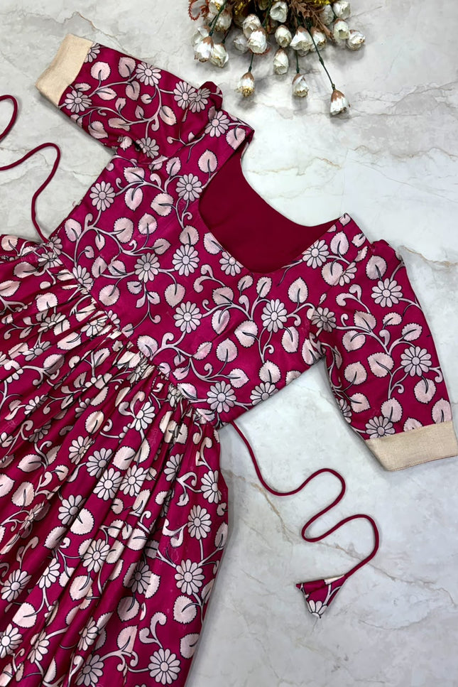 ss861 Kalamkari frocks