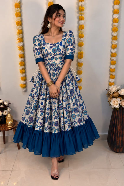 ss861 Kalamkari frocks