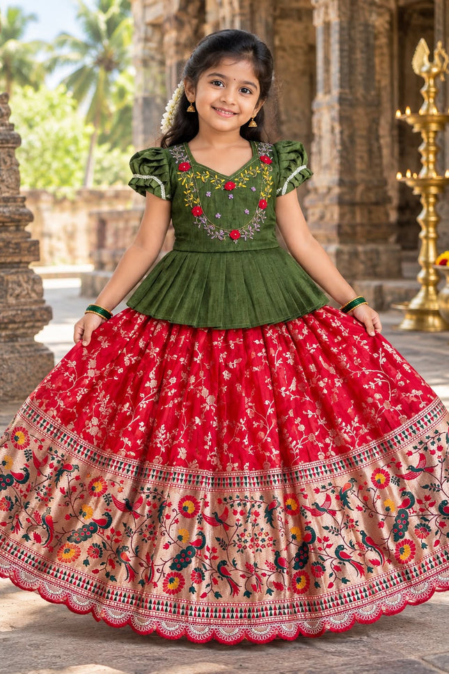ss873 pure dola silk lehanga