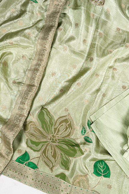 Elegant Viscose and Roman Silk Combination SS865
