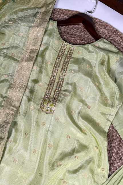 Elegant Viscose and Roman Silk Combination SS865