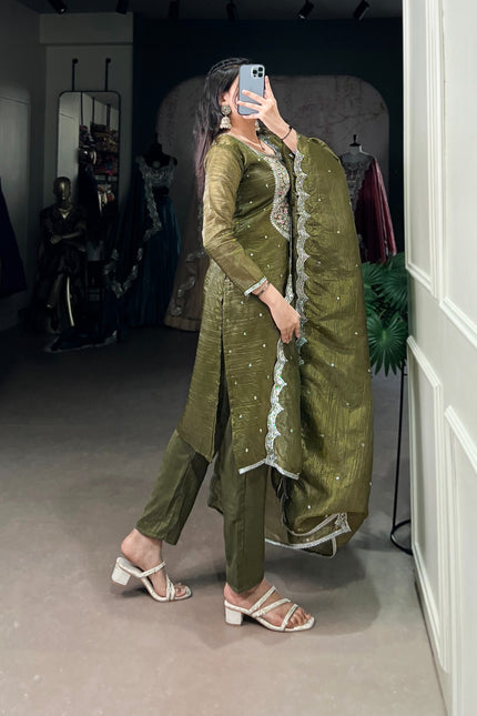 Ethnic Gold Crush Set SS857