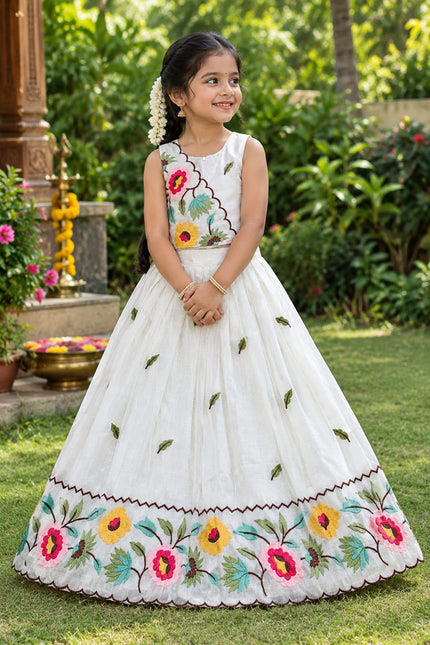 Beautiful Crunchy Silk Kids wear SS864
