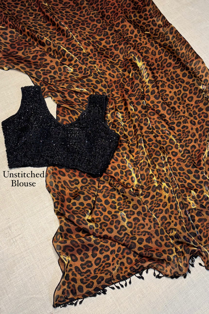 ss875 tiger claw saree