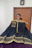 blouse unstitched / fully black