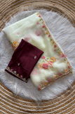 blouse unstitched / off white