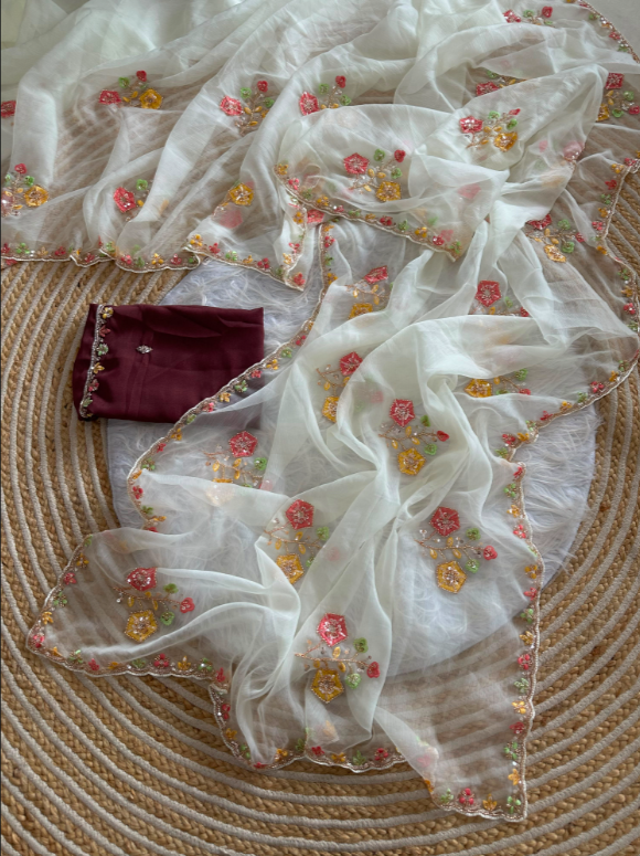 Pure soft wari Chiffon silk saree SS493