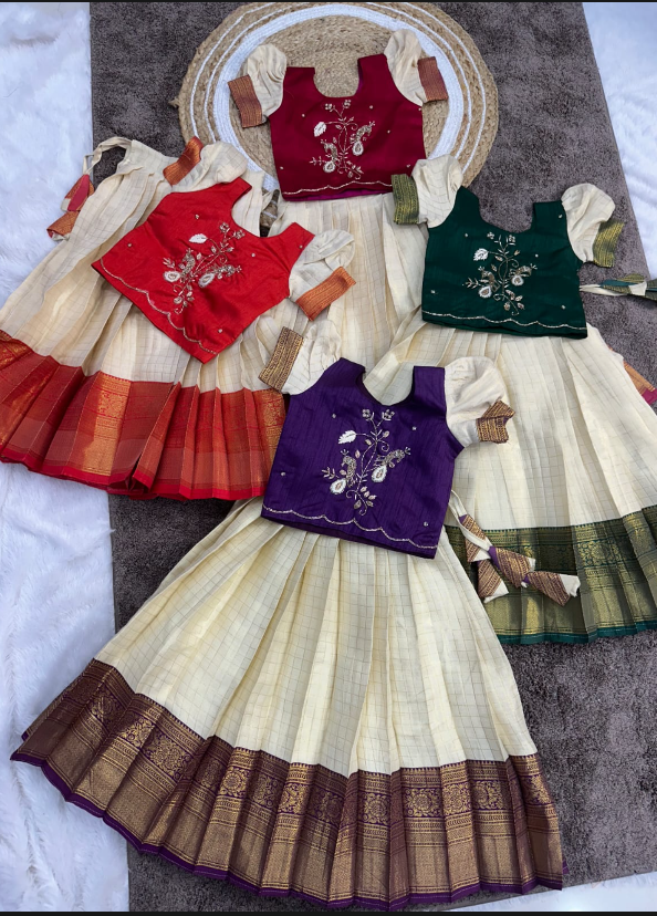 Onam special kids lehangs SS497