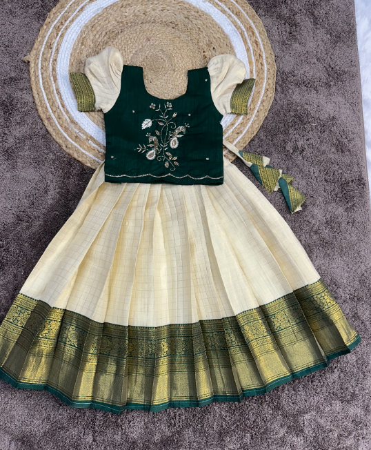 Onam special kids lehangs SS497
