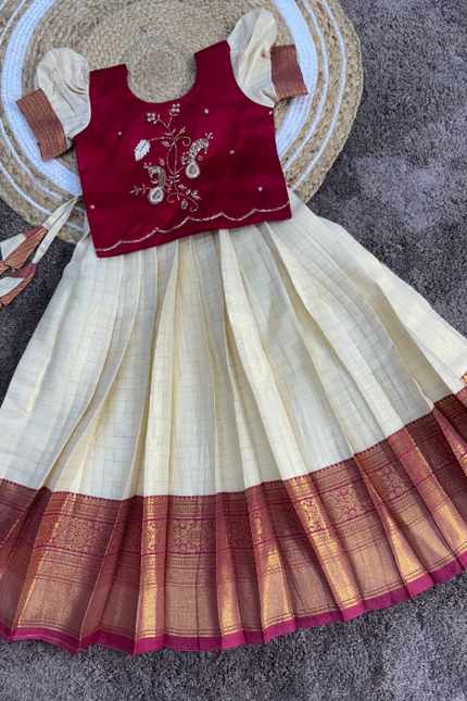 Onam special kids lehangs SS497