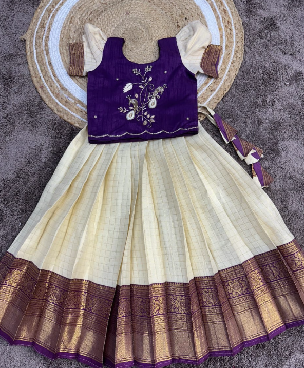 Onam special kids lehangs SS497