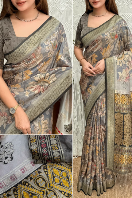 Soft viscose silk saree SS499