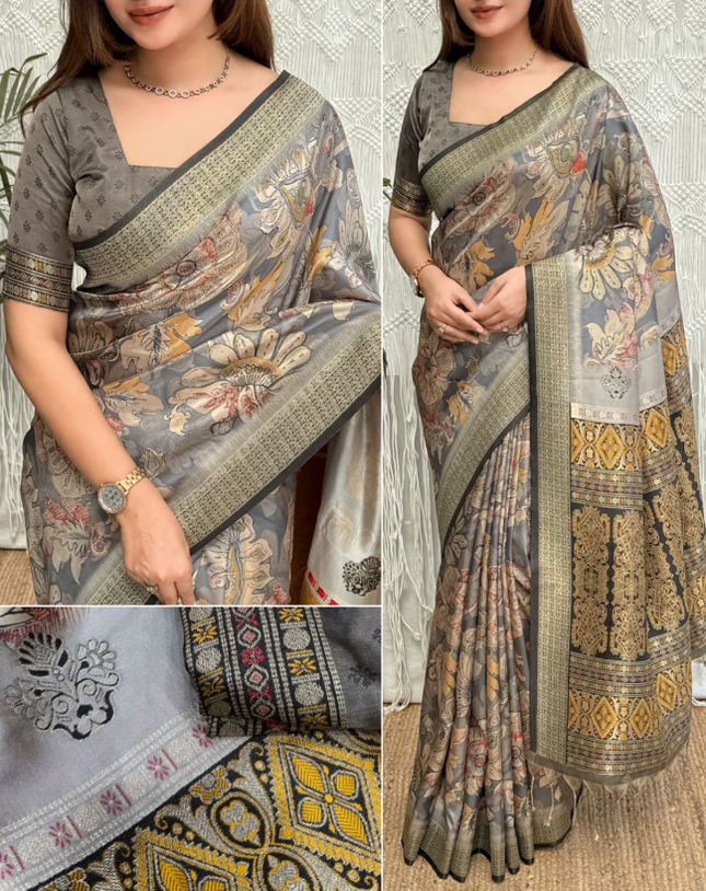 Soft viscose silk saree SS499