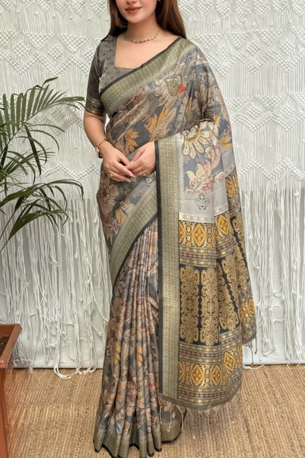 Soft viscose silk saree SS499