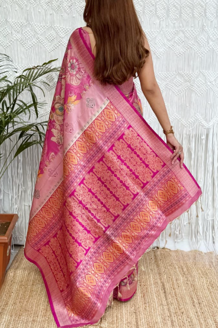 Soft viscose silk saree SS499