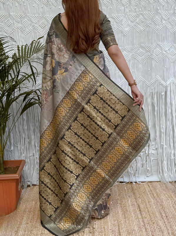 Soft viscose silk saree SS499