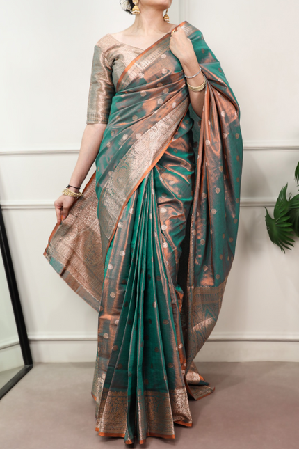 Luxurious dual-tone sarees SS506