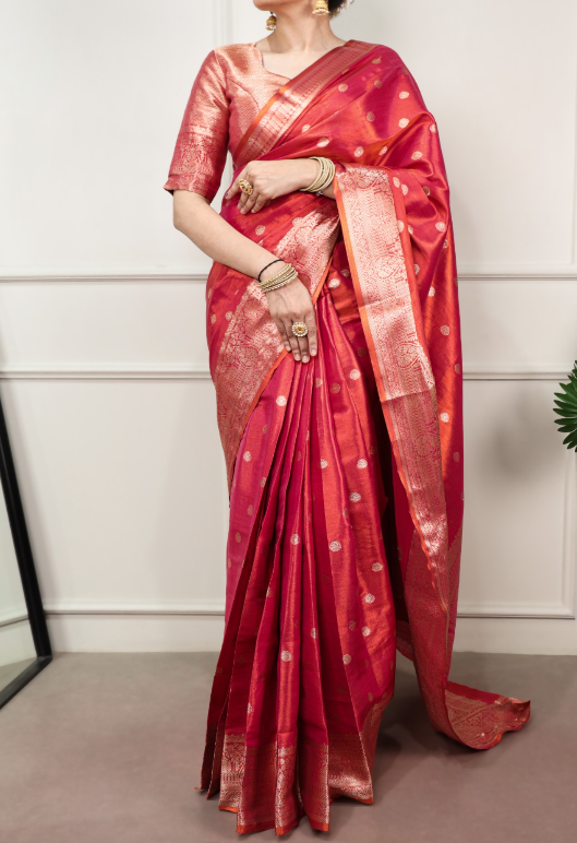 Luxurious dual-tone sarees SS506