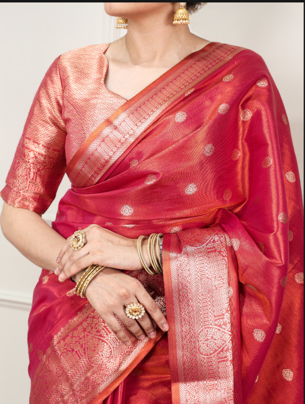 Luxurious dual-tone sarees SS506