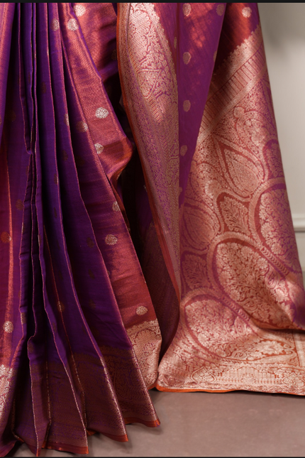 Luxurious dual-tone sarees SS506
