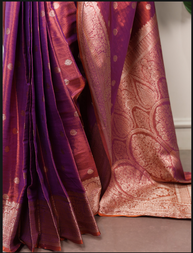 Luxurious dual-tone sarees SS506