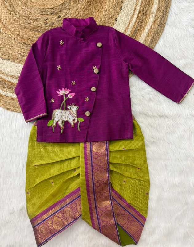 Semi Gadwal Sister brother Combo set SS508
