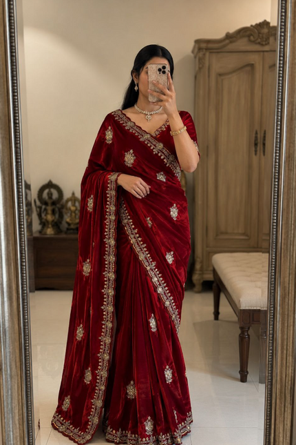 Fancy Space Silk  sarees SS524