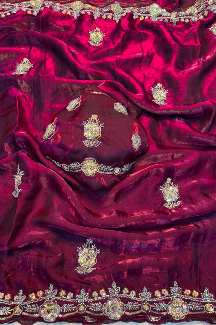 Fancy Space Silk  sarees SS524