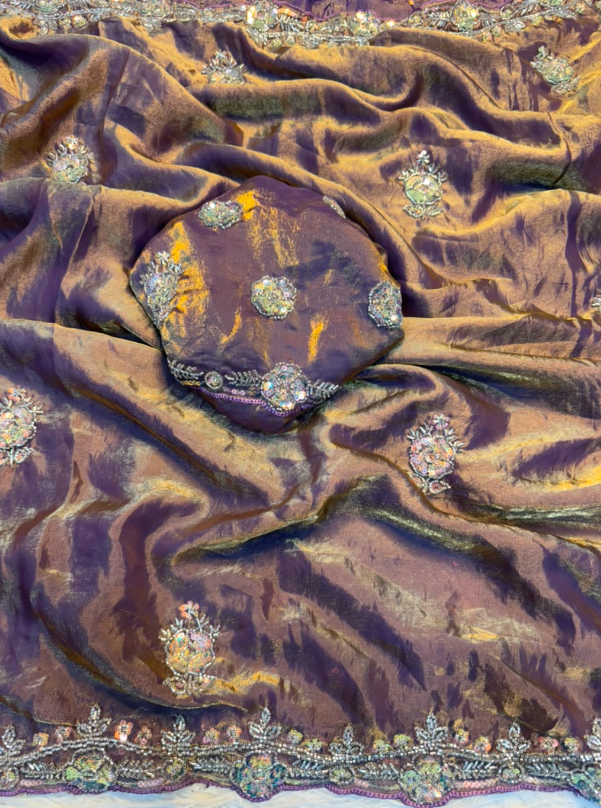 Fancy Space Silk  sarees SS524