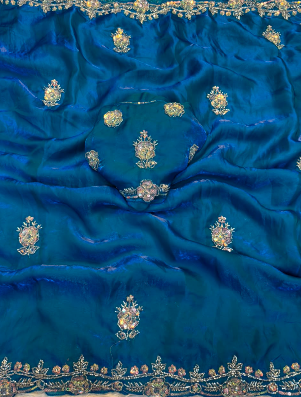 Fancy Space Silk  sarees SS524