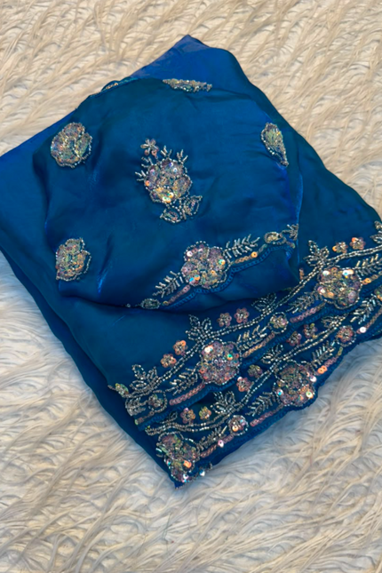 Fancy Space Silk  sarees SS524