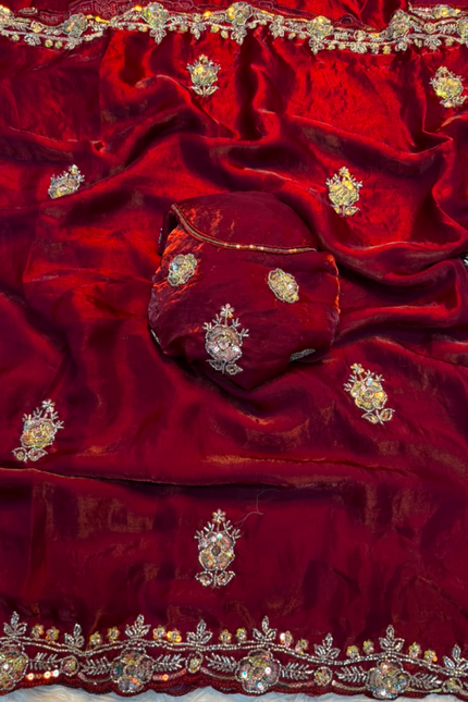 Fancy Space Silk  sarees SS524