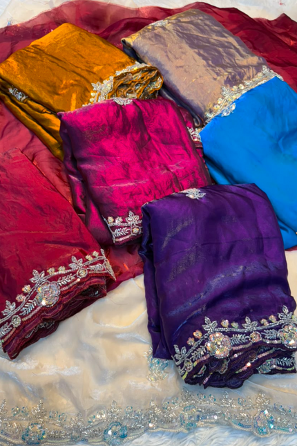 Fancy Space Silk  sarees SS524