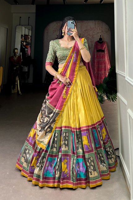Draped in tradition, shining in silk SS525