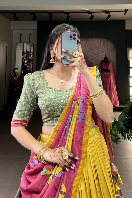Draped in tradition, shining in silk SS525