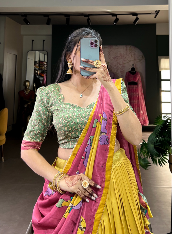 Draped in tradition, shining in silk SS525