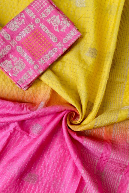 Soft glass fabric saree SS533