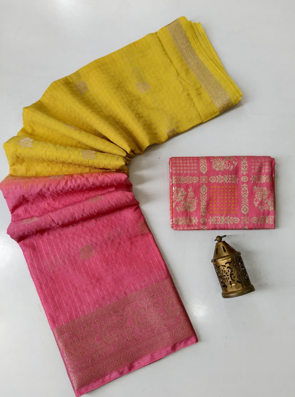 Soft glass fabric saree SS533