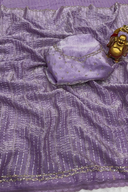 Fendy satin sarees SS534