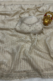 blouse unstitched / off white