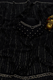 blouse unstitched / black