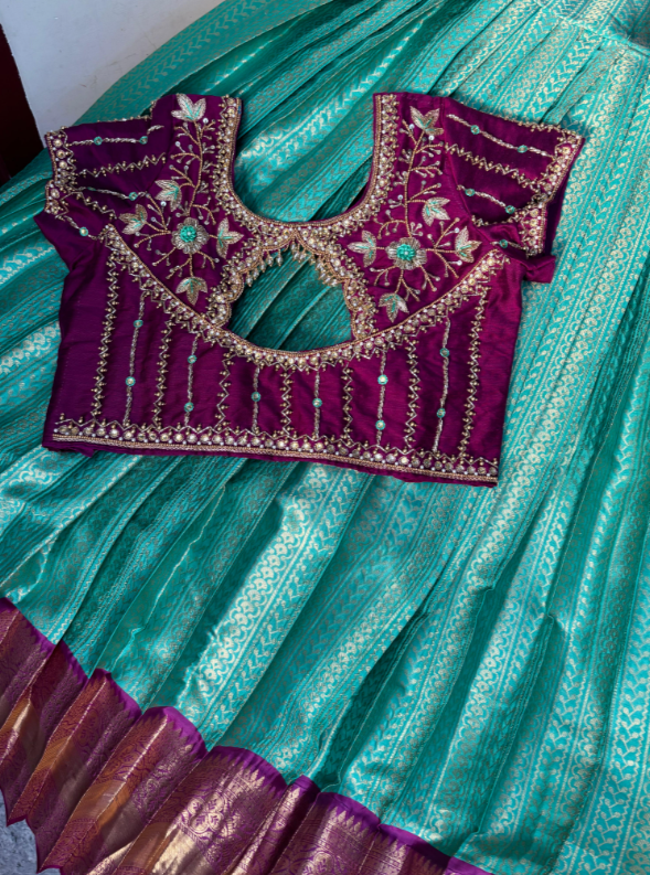 Semi Kanchipuram Lehanga SS542