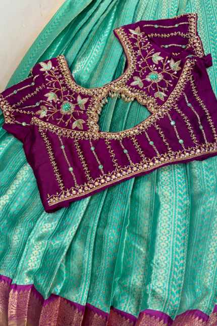 Semi Kanchipuram Lehanga SS542