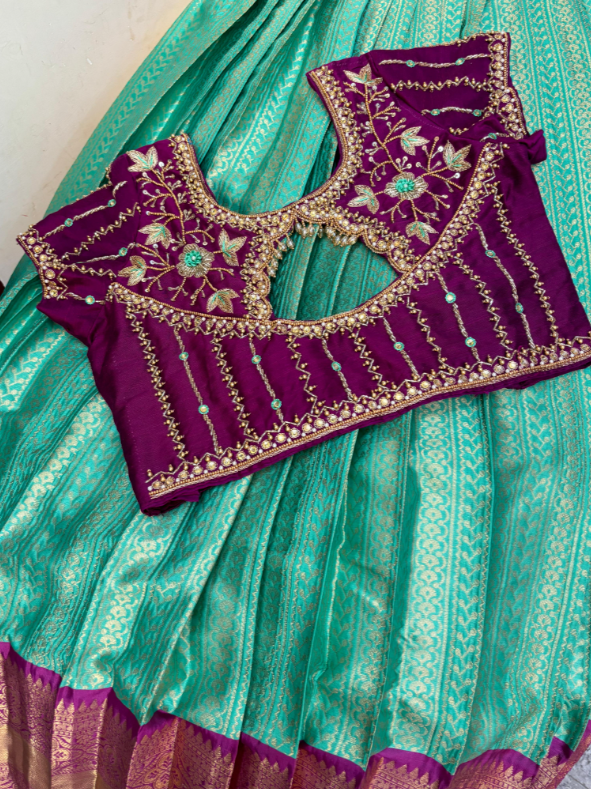 Semi Kanchipuram Lehanga SS542