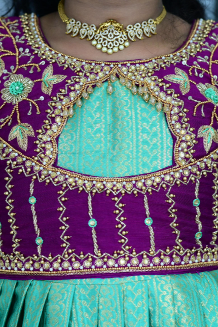 Semi Kanchipuram Lehanga SS542