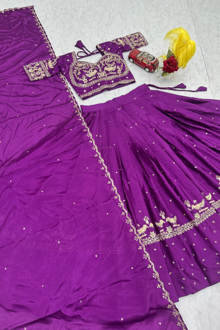 Chinon lehanga choli SS502